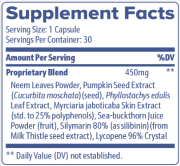 ProstaLite supplement fact